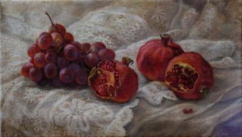 Grapes and pomegranates. Shumakova Elena