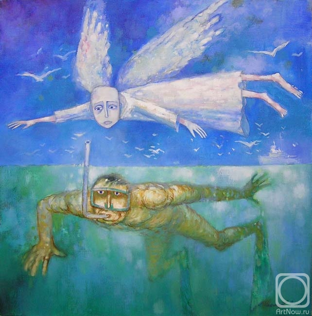 Kanistchev Vladimir. Angel and diver