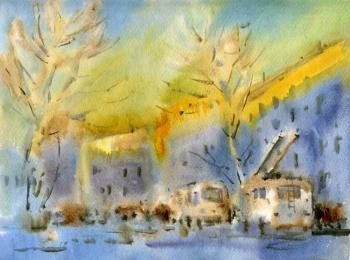 February Evening in Tomsk