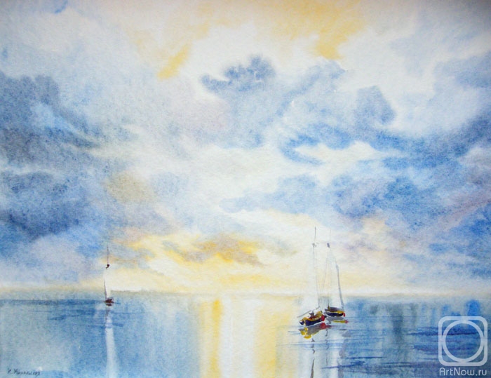 Mikhalskaya Katya. In the ocean