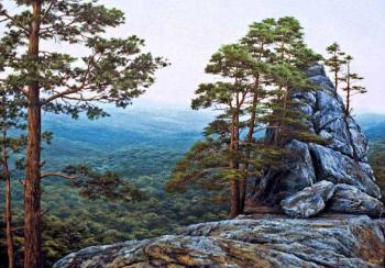 Картина «Монастырские скалы»