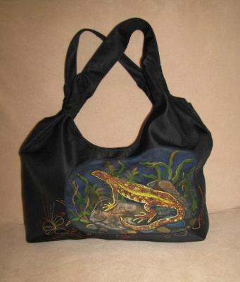 Bag. Batik "Lizard". Zarechnova Yulia