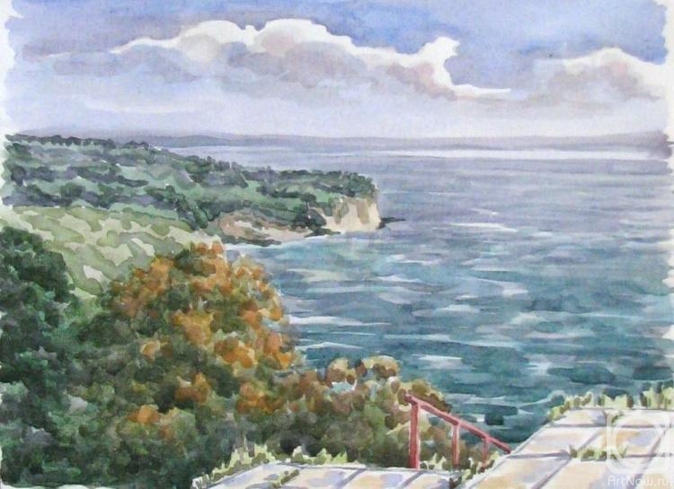 Gorenkova Anna. Sea view from the terrace