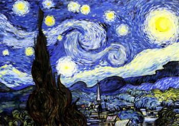 Starry night. Van Gogh (copy). Engardo Anna