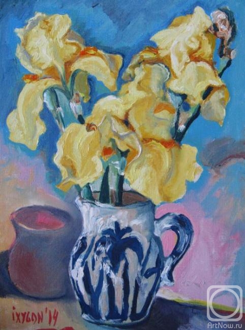 Ixygon Sergei. Yellow Irises
