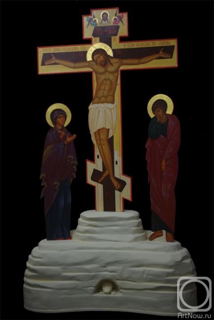 Vozzhenikov Andrei. Calvary with the Crucifixion of the Savior