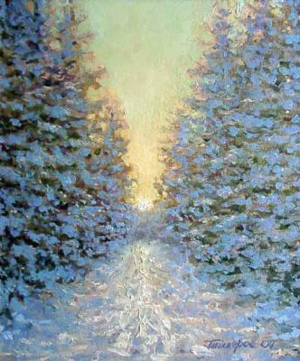 Winter Alley. Gaiderov Michail