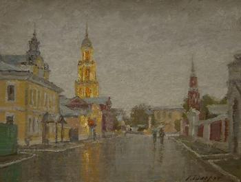Rainy evening in Kolomna. Gaiderov Michail
