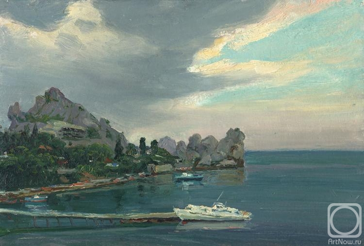 Petrov Vladimir. Gurzuf. Quiet sea