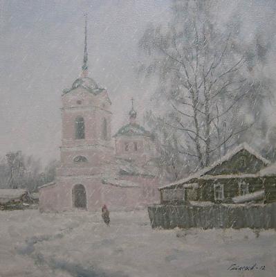It's snowing. Gaiderov Michail