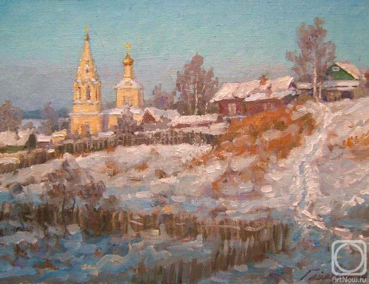 Gaiderov Michail. Winter in Dubrovo. Evening Party