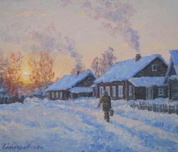 A frosty evening... Northern Village