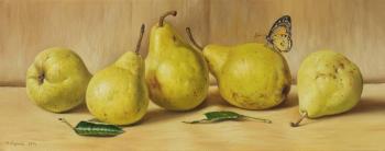 Ripe pears (Pears And Butterfly). Zhaldak Edward