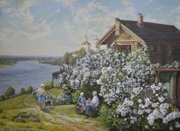 Wild roses. Volga Coast. Panov Eduard