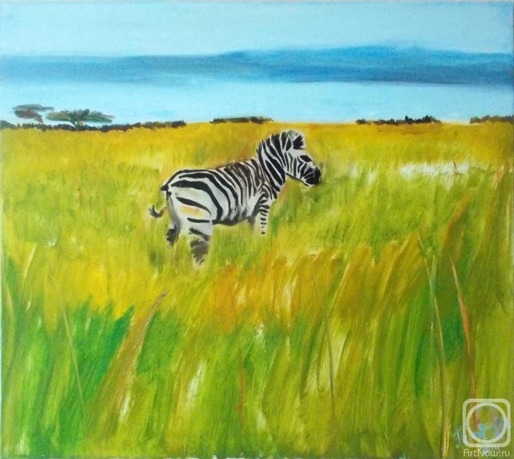 Petrovskaya-Petovraji Olga. Memories of South Africa. Zebra