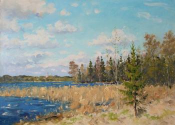 Shore of Lake Saint. Alexandrovsky Alexander