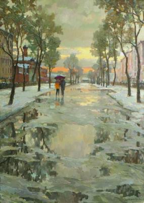 When snow thaws. Volkov Sergey