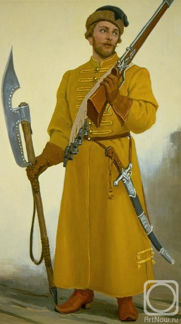 Efoshkin Sergey. Strelets of the VII Moscow Streletsky Prikaz. Seventeenth century