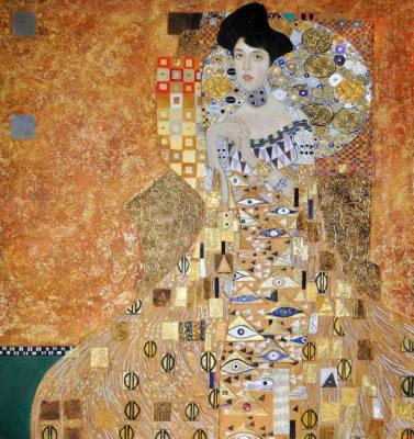 Portrait of Adele Bloch-Bauer I (based on the painting G. Klimta)