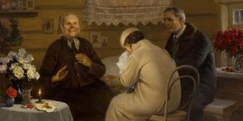 At the Blessed Matronushka of Moscow