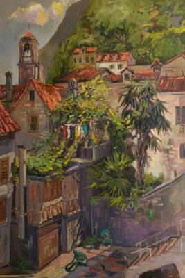 Residents of the courtyards of Kotor. Polyakov Arkady