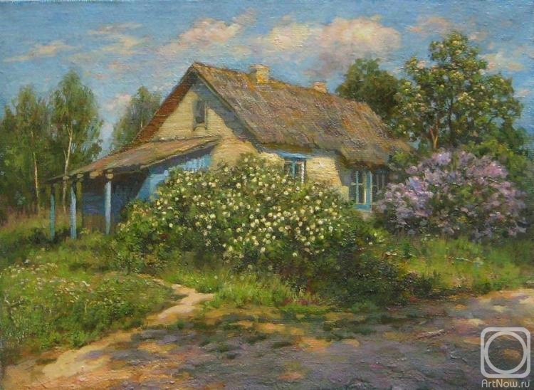 Kalinovskaya Ekaterina. A house is in a village