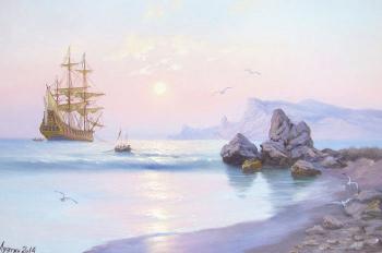 Gentle morning at sea. Luzgin Andrey