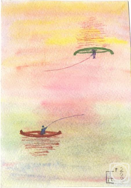 Steklov Alexander. Fishing naparu