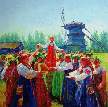 The feast of the Trinity in Suzdal. Rudnik Mihkail