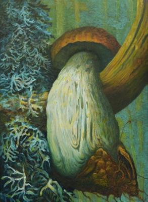 Unearthy body of the mushroom