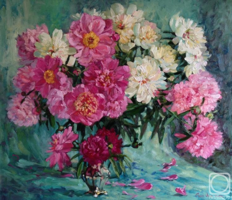 Sedyh Olga. Bouquet of peonies