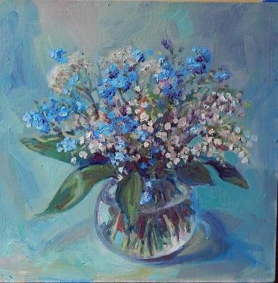 Lilies of the valley and forget-me-nots. Klushnik Natalia
