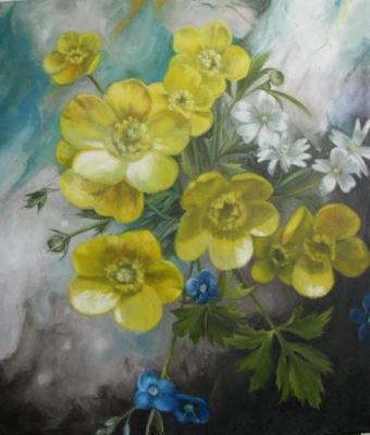 Still life with buttercups
