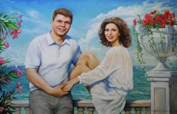 Alexey and Dasha's portrait. Simonova Olga