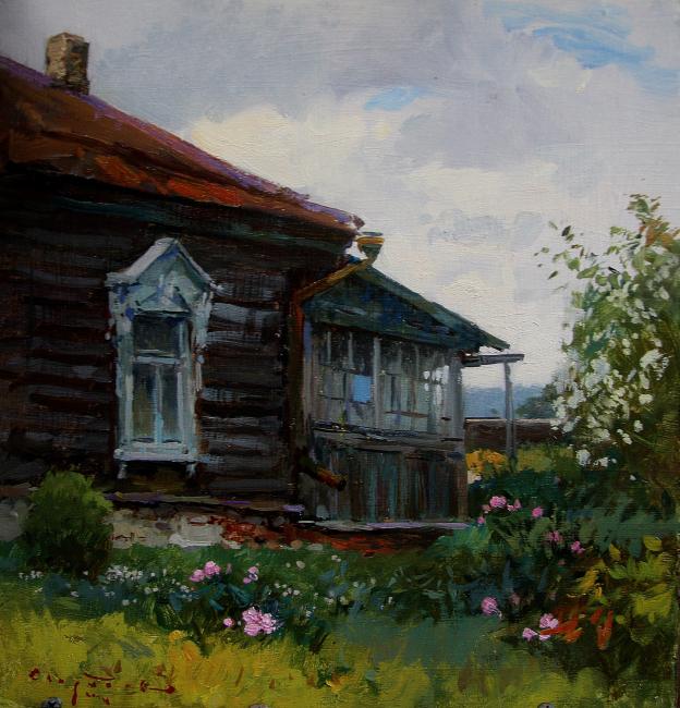 Sviridov Sergey. Old house in Bloznevo