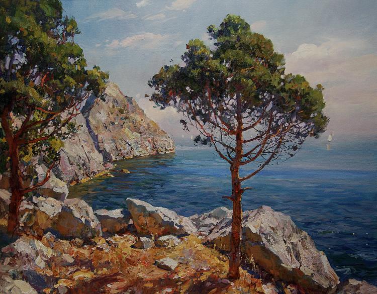 Sviridov Sergey. Crimean shores