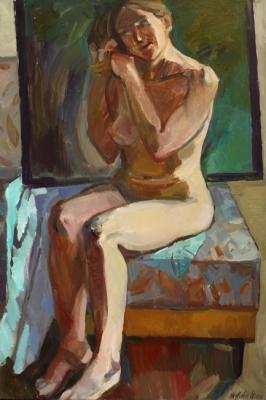 Carefree morning (A Naked Young Girl). Zhukova Juliya