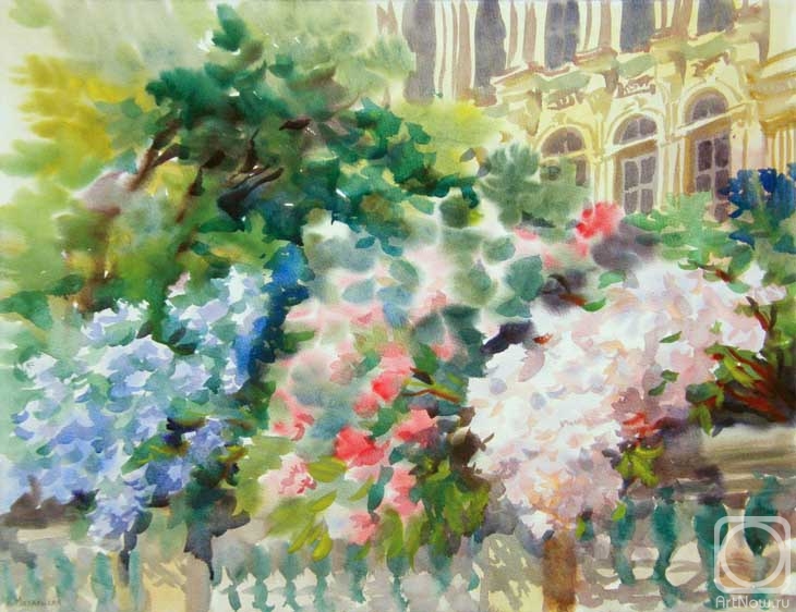 Mikhalskaya Katya. Paris, rhododendrons