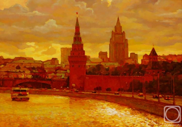 Volkov Sergey. Moscow, Kremlevskaya Embankment