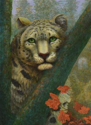 Snow leopard's autumn (Pigments). Dementiev Alexandr