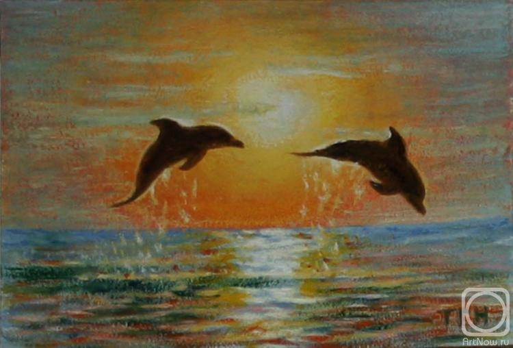 Kudryashov Galina. Dolphins
