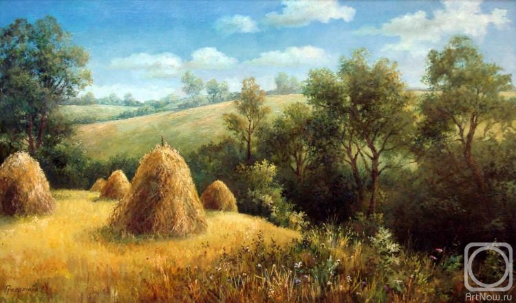 Grokhotova Svetlana. Golden haystacks