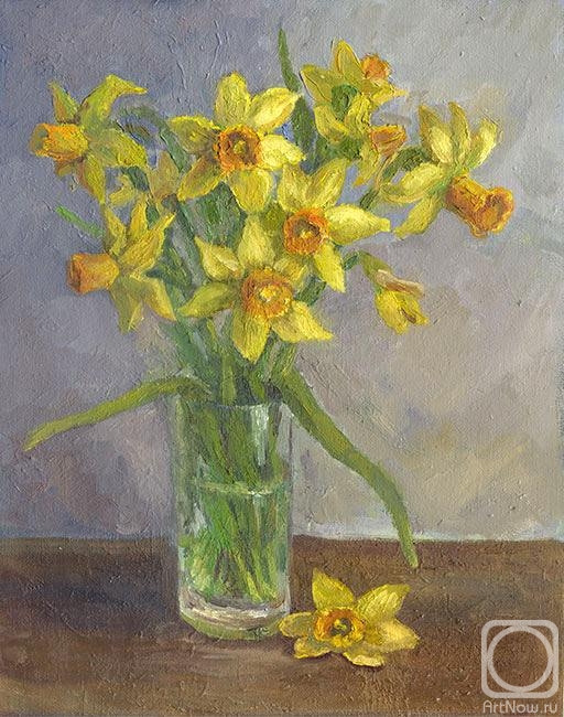 Malancheva Olga. Yellow daffodils
