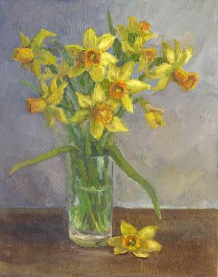 Yellow daffodils. Malancheva Olga