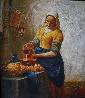 Copy of the Vermeer "Thrush". Sviridov Sergey