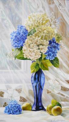 Bouquet of hydrangeas. Samarskaya Helena