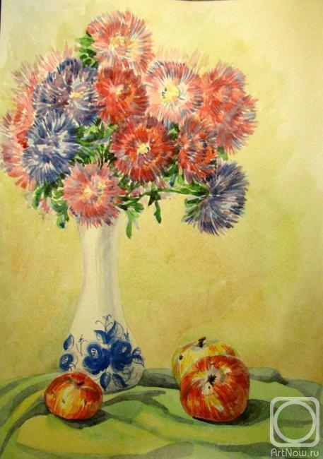 Gorenkova Anna. Asters and apples