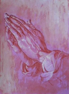 Durer. Angel's Hands (copy). Khmil Vladimir