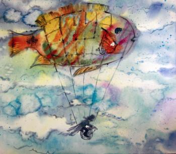 Fish - the airship. Manoli Elena