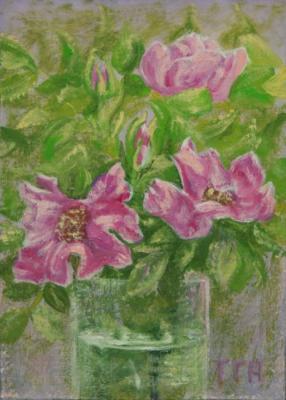 Rosehip in the glass